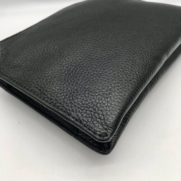 Michael Kors Black Pebbled Leather Triple Compartment Crossbody Bag - Picture 9 of 11